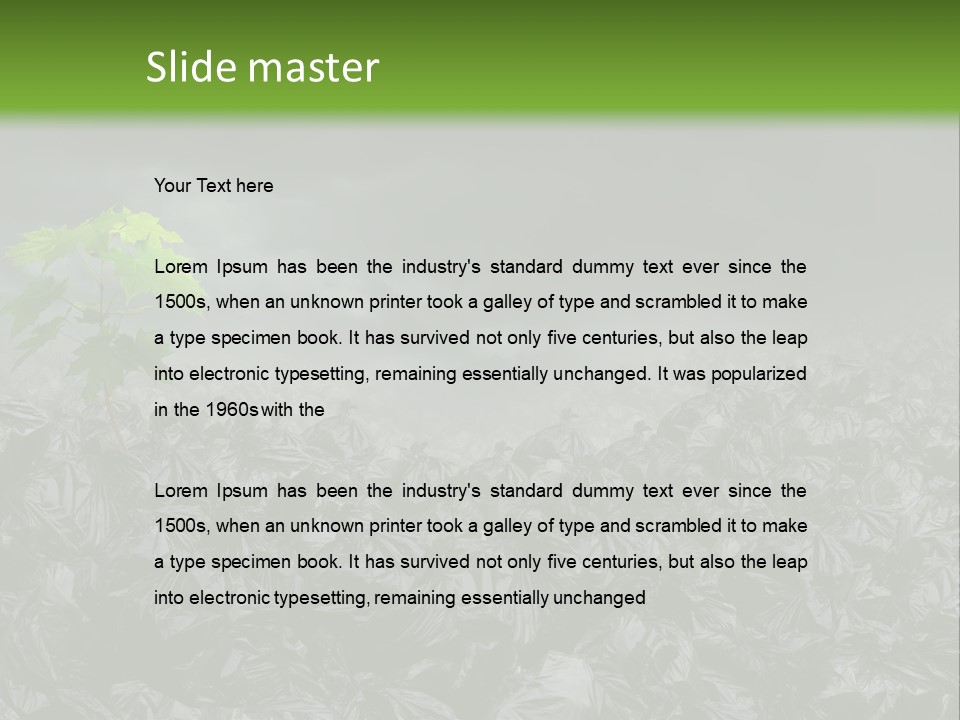 Garbage On The Planet PowerPoint Template