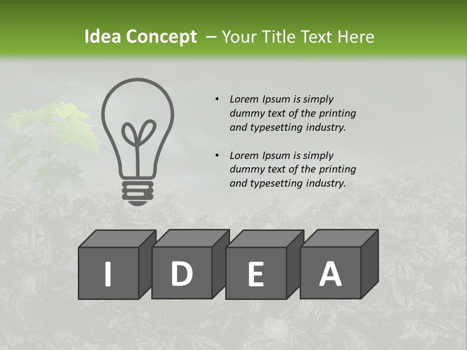 Garbage On The Planet PowerPoint Template