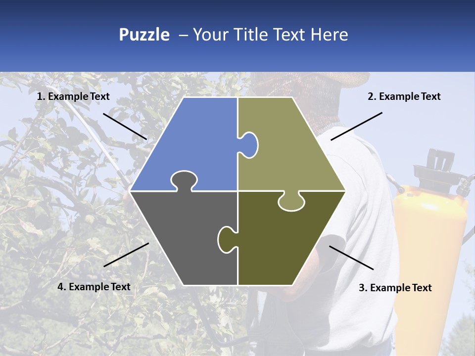 Treatment Of Trees From Pests PowerPoint Template