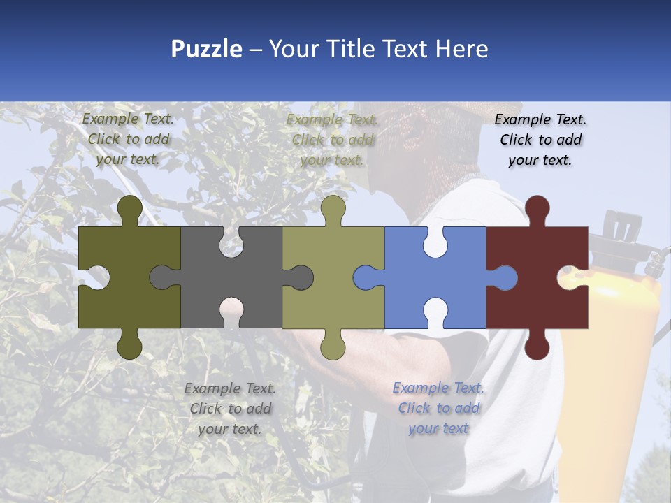 Treatment Of Trees From Pests PowerPoint Template