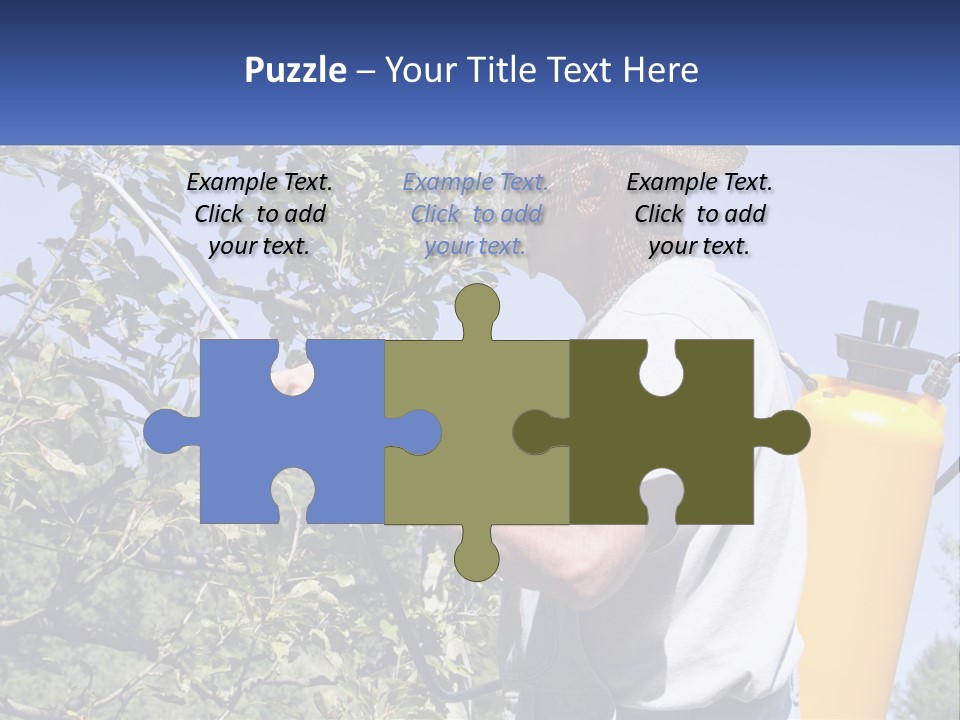 Treatment Of Trees From Pests PowerPoint Template