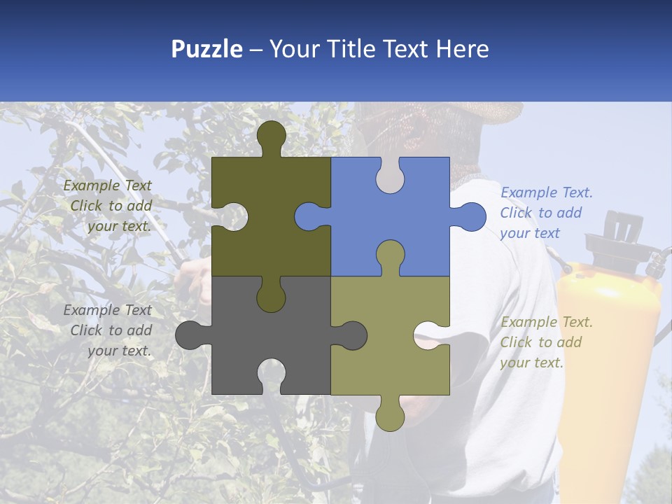 Treatment Of Trees From Pests PowerPoint Template