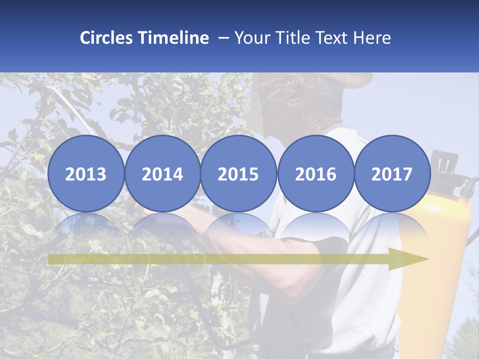 Treatment Of Trees From Pests PowerPoint Template