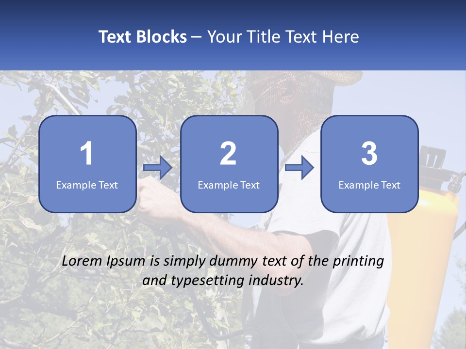 Treatment Of Trees From Pests PowerPoint Template