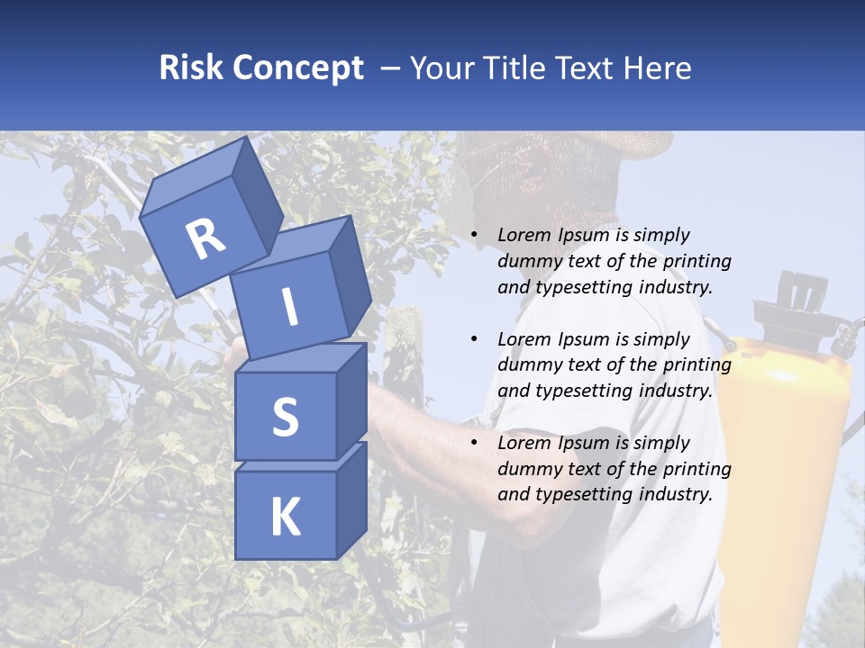 Treatment Of Trees From Pests PowerPoint Template