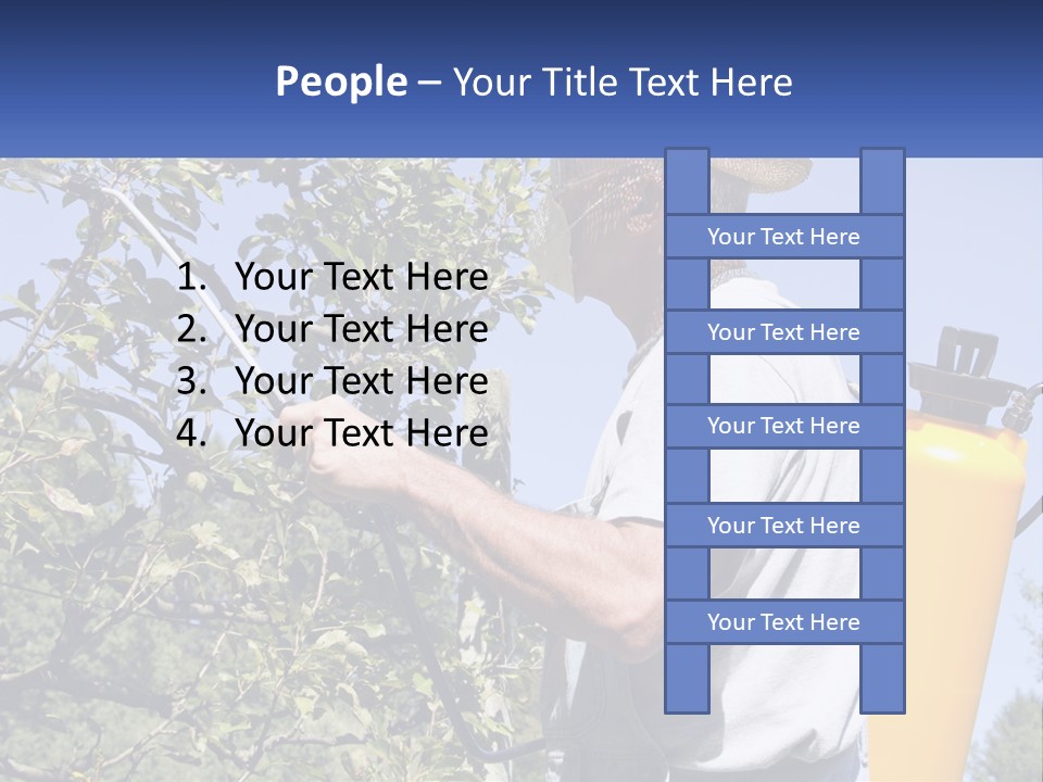 Treatment Of Trees From Pests PowerPoint Template