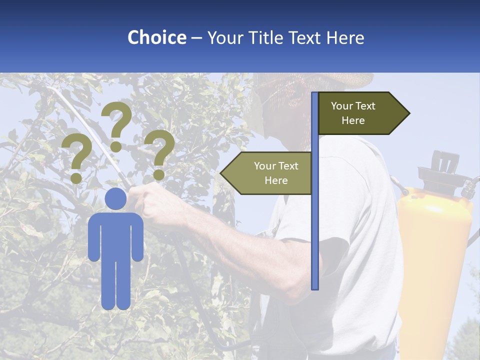Treatment Of Trees From Pests PowerPoint Template