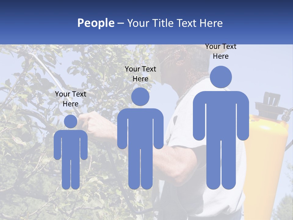 Treatment Of Trees From Pests PowerPoint Template