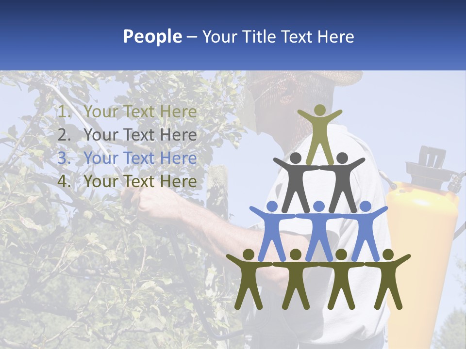 Treatment Of Trees From Pests PowerPoint Template