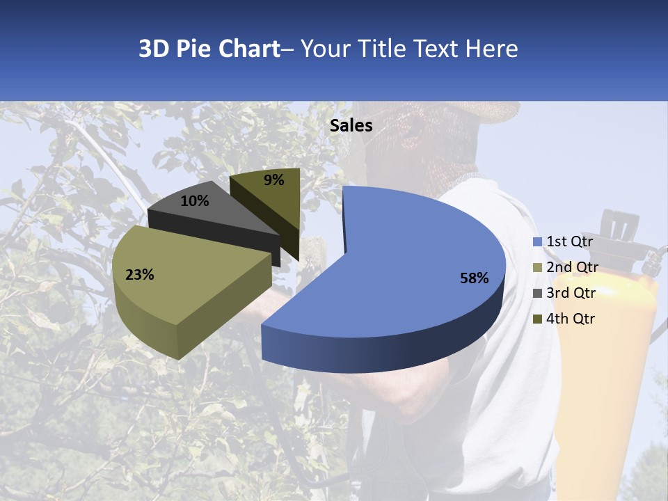Treatment Of Trees From Pests PowerPoint Template