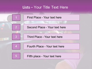 Girl In A Car In A Traffic Jam PowerPoint Template