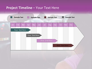 Girl In A Car In A Traffic Jam PowerPoint Template