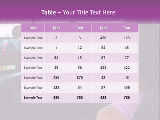 Girl In A Car In A Traffic Jam PowerPoint Template