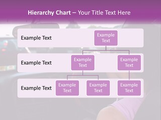 Girl In A Car In A Traffic Jam PowerPoint Template