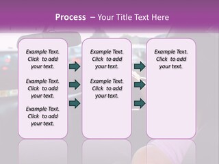 Girl In A Car In A Traffic Jam PowerPoint Template
