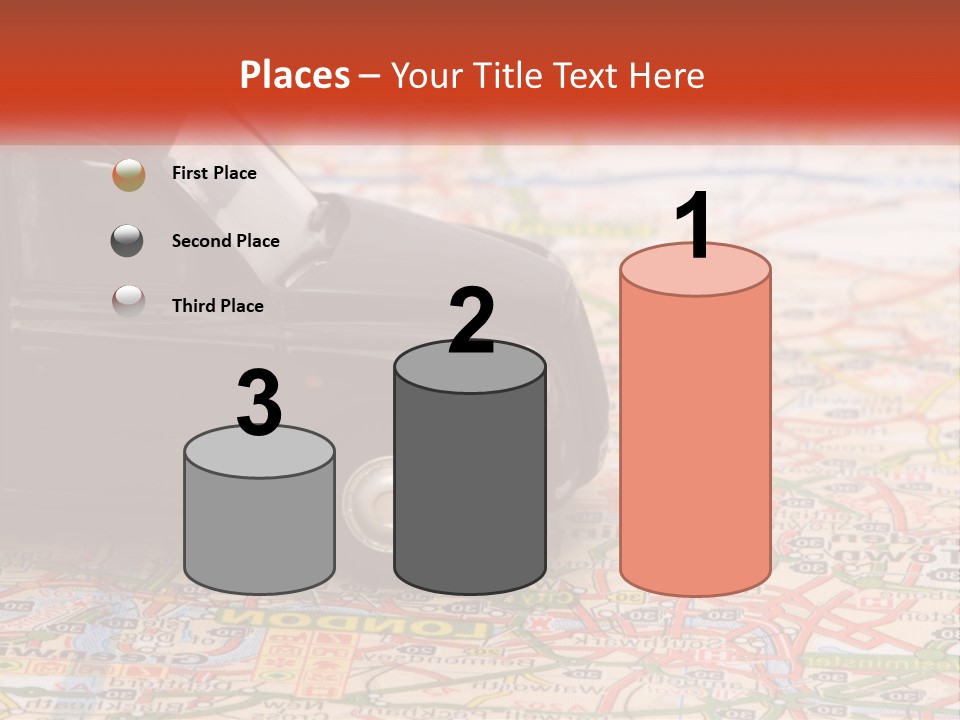 Traffic On The Roads PowerPoint Template