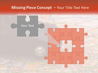 Traffic On The Roads PowerPoint Template