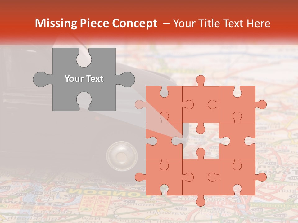 Traffic On The Roads PowerPoint Template