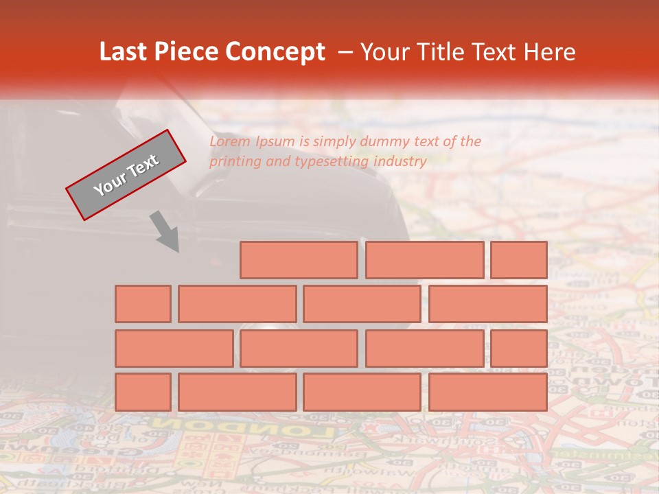 Traffic On The Roads PowerPoint Template