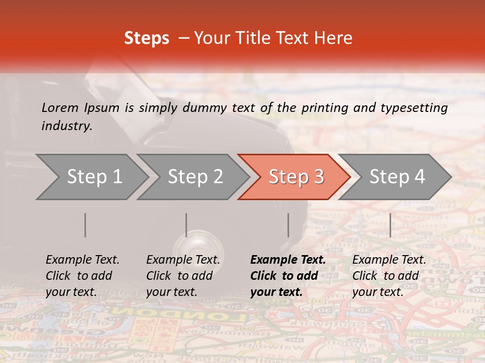 Traffic On The Roads PowerPoint Template