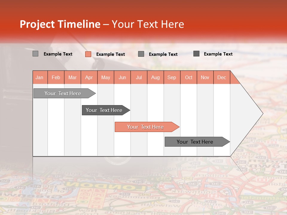 Traffic On The Roads PowerPoint Template