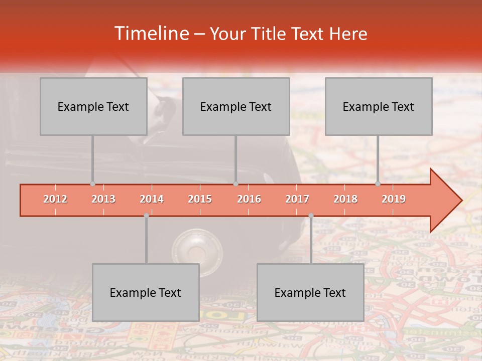 Traffic On The Roads PowerPoint Template