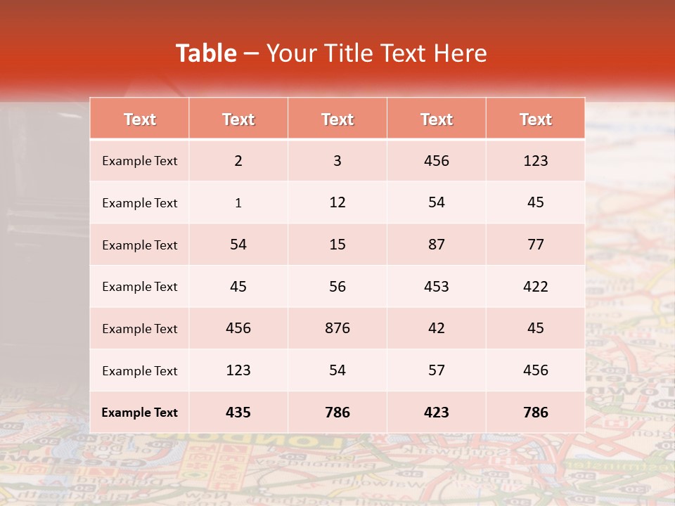 Traffic On The Roads PowerPoint Template