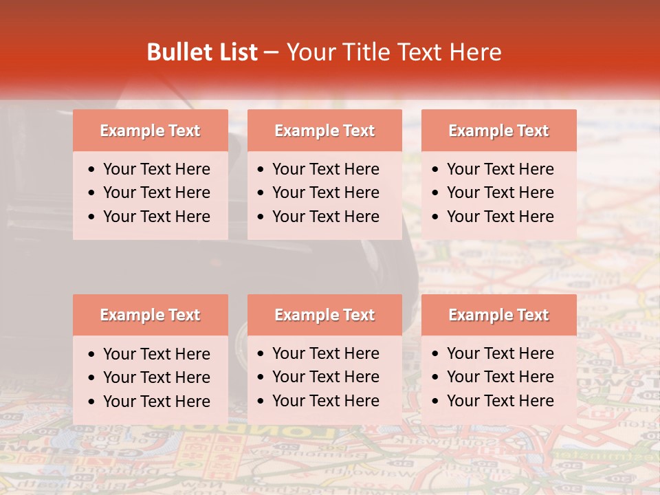 Traffic On The Roads PowerPoint Template