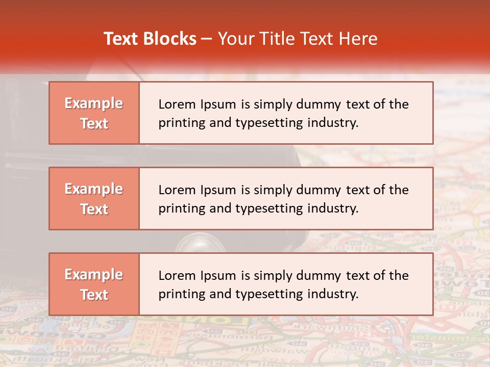 Traffic On The Roads PowerPoint Template