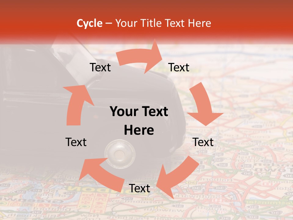 Traffic On The Roads PowerPoint Template