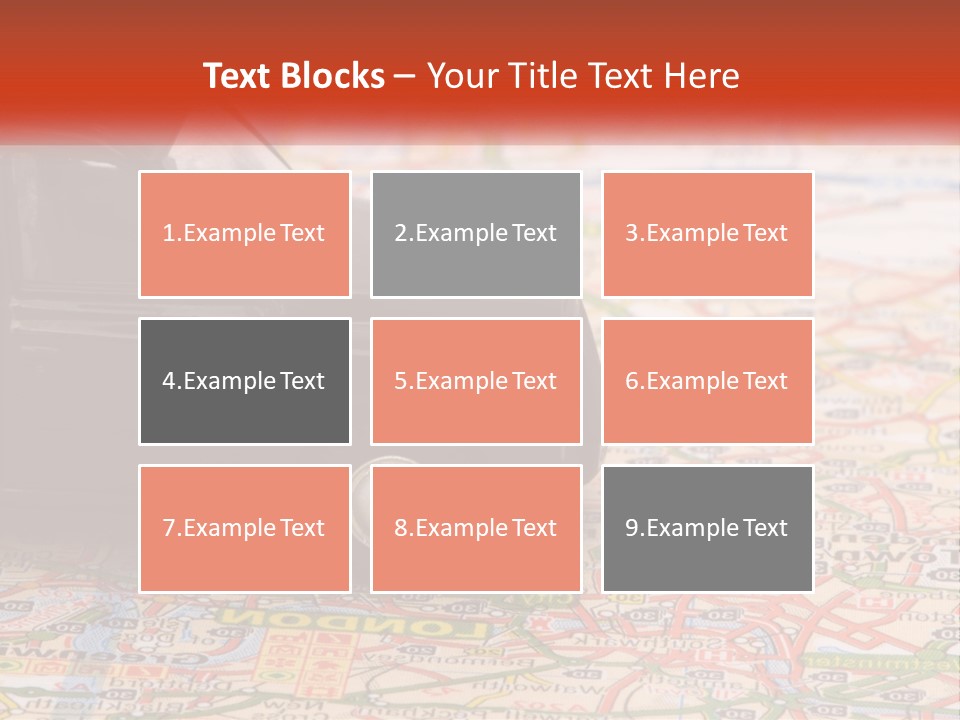Traffic On The Roads PowerPoint Template