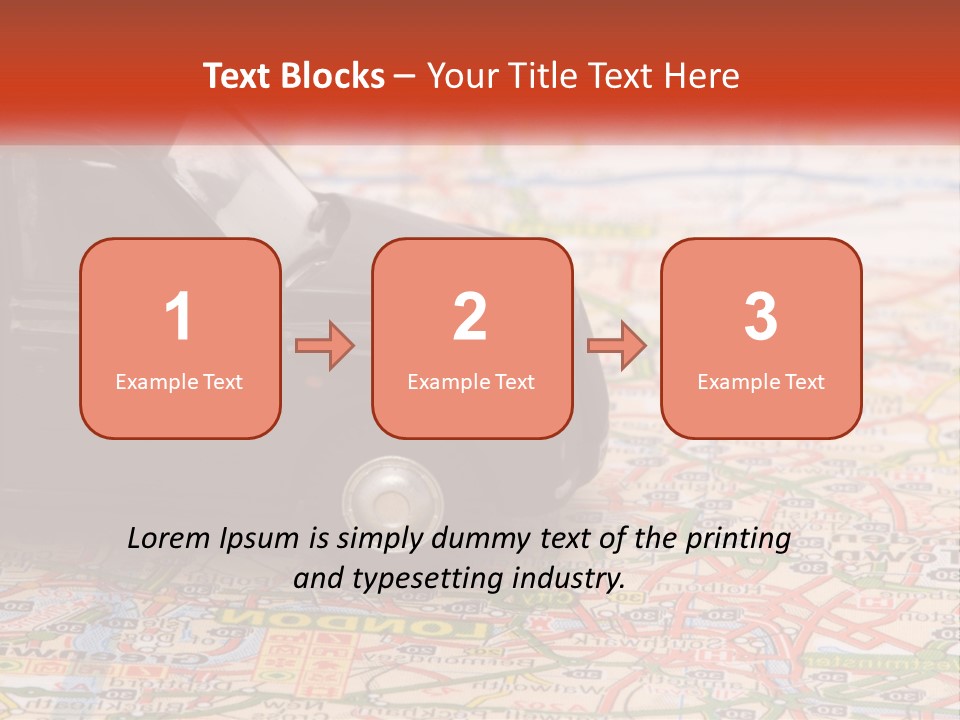 Traffic On The Roads PowerPoint Template