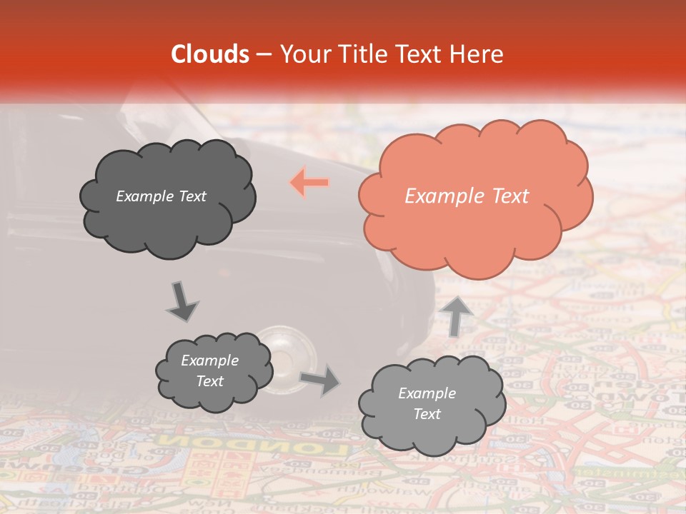 Traffic On The Roads PowerPoint Template