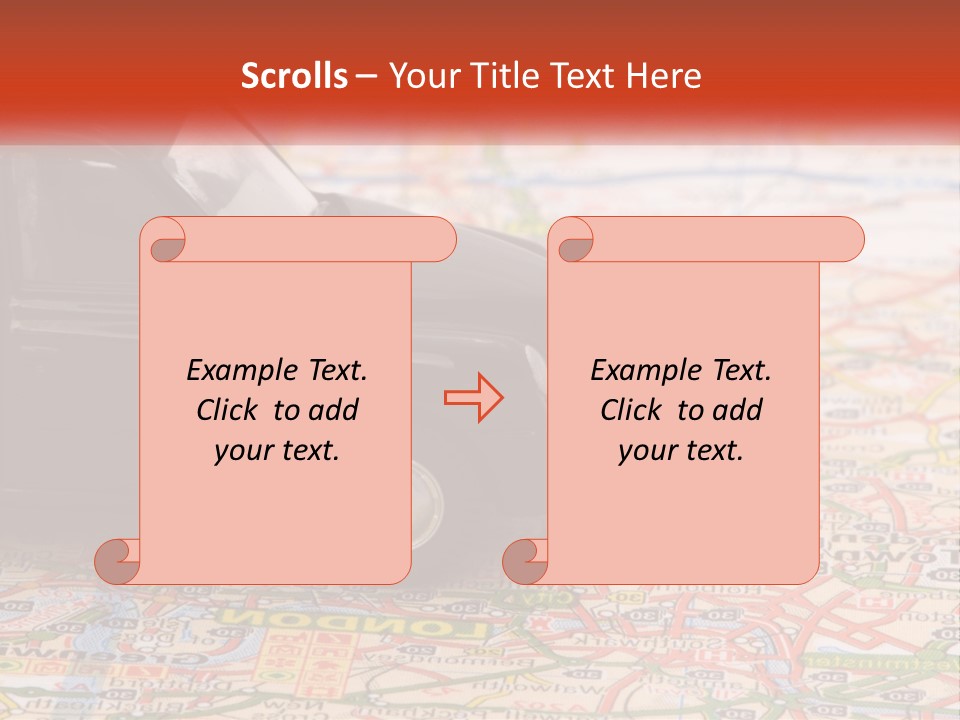Traffic On The Roads PowerPoint Template