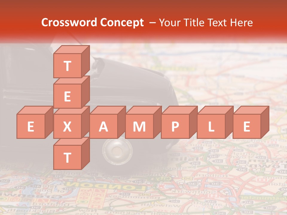 Traffic On The Roads PowerPoint Template