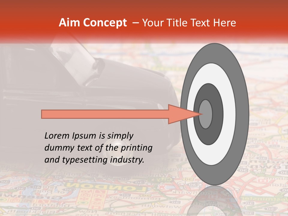 Traffic On The Roads PowerPoint Template