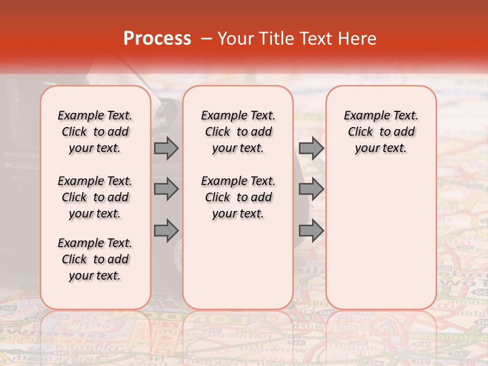 Traffic On The Roads PowerPoint Template