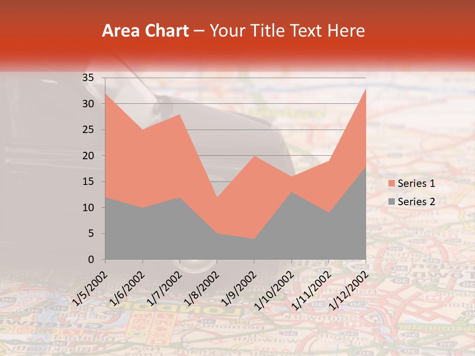 Traffic On The Roads PowerPoint Template