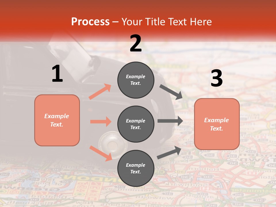 Traffic On The Roads PowerPoint Template