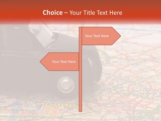 Traffic On The Roads PowerPoint Template