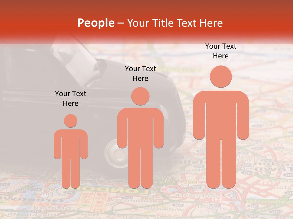 Traffic On The Roads PowerPoint Template