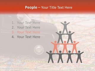 Traffic On The Roads PowerPoint Template