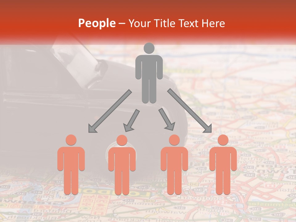 Traffic On The Roads PowerPoint Template