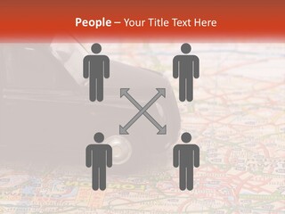 Traffic On The Roads PowerPoint Template