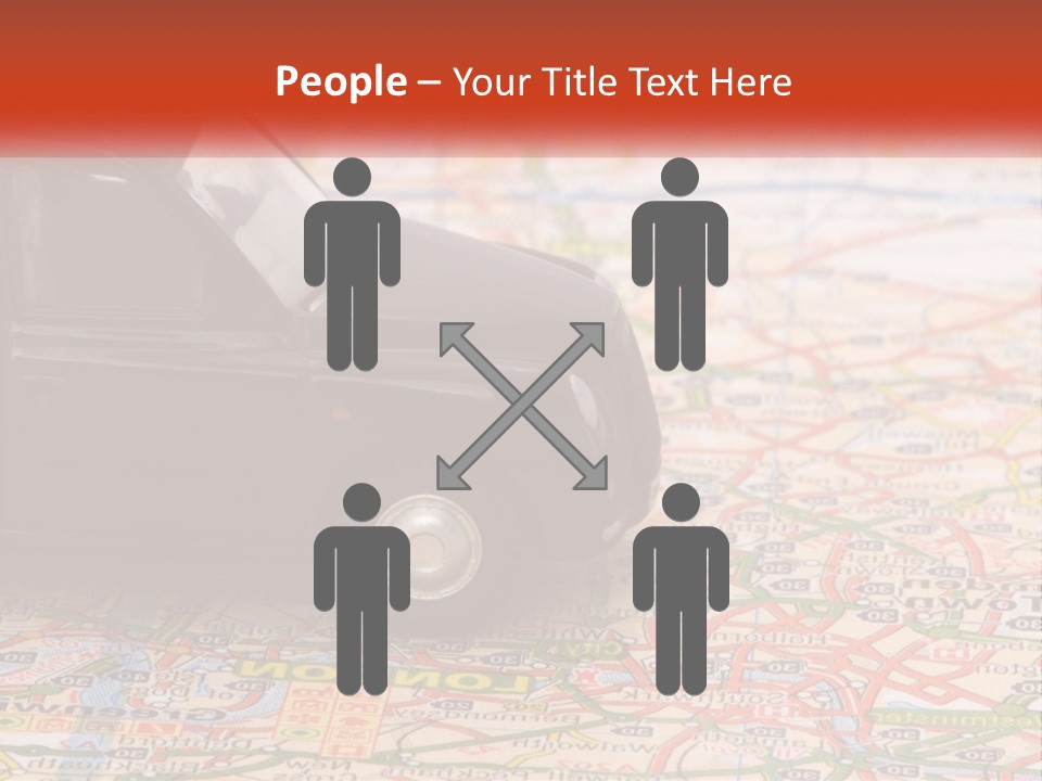 Traffic On The Roads PowerPoint Template