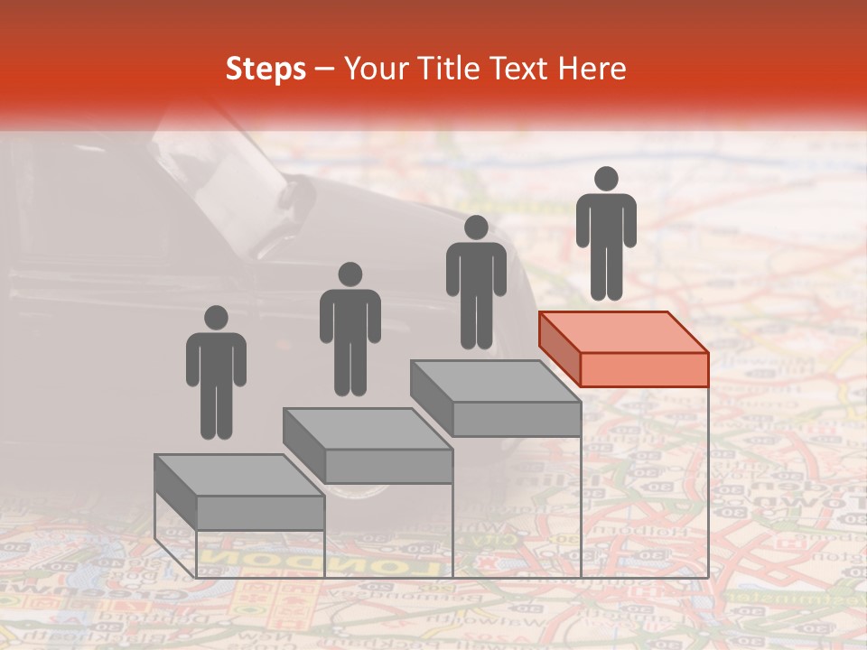 Traffic On The Roads PowerPoint Template