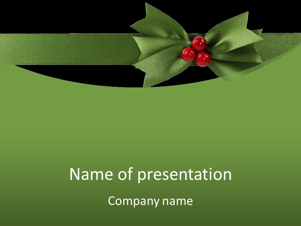 Bow PowerPoint Template