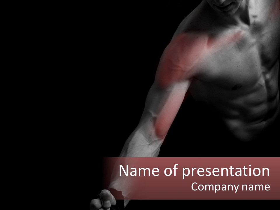 Load On Muscles PowerPoint Template