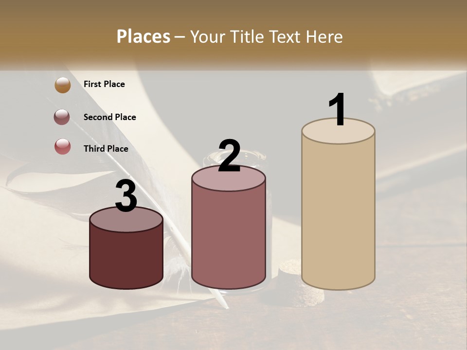 Pen And Ink PowerPoint Template