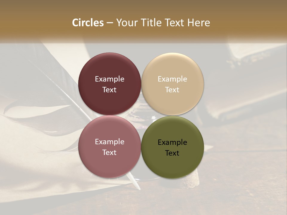 Pen And Ink PowerPoint Template